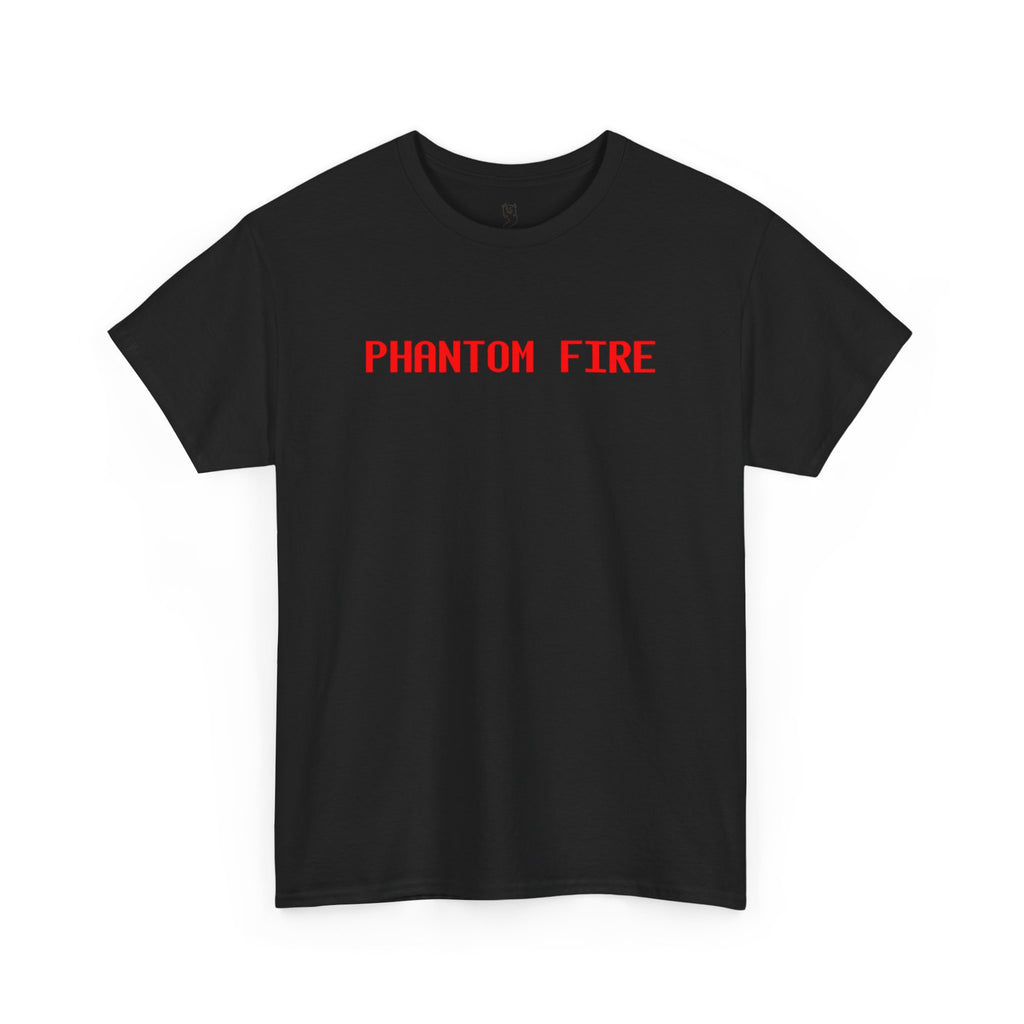 PHANTOM FIRE Unisex Heavy Cotton Tee,  Puerto Rican Pride Top, Graphic Tee,