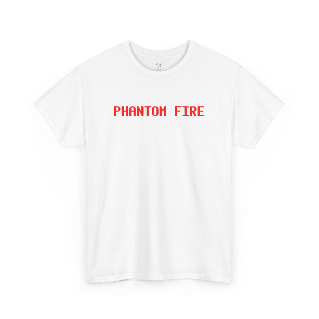 PHANTOM FIRE Unisex Heavy Cotton Tee,  Puerto Rican Pride Top, Graphic Tee,
