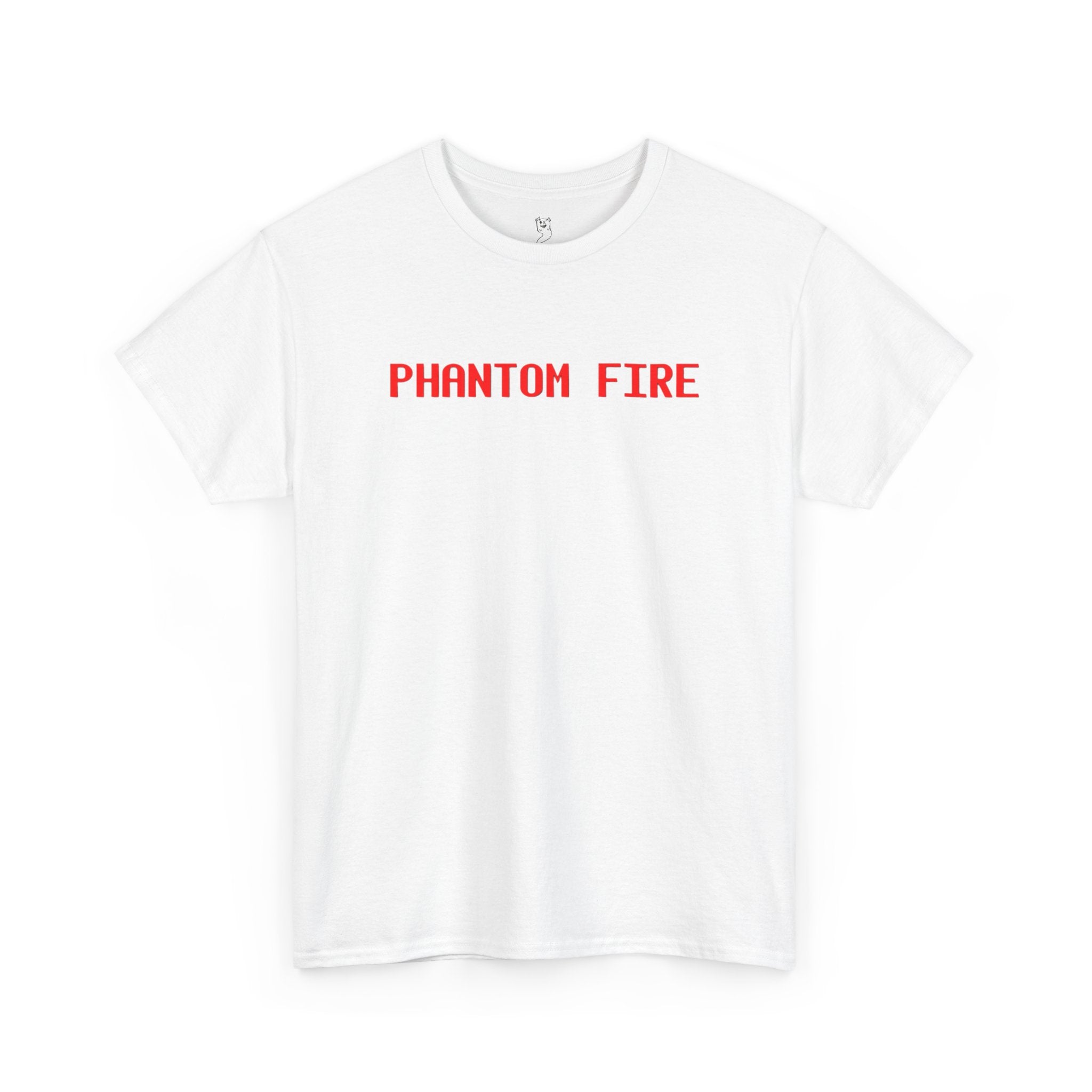 PHANTOM FIRE Unisex Heavy Cotton Tee,  Puerto Rican Pride Top, Graphic Tee,