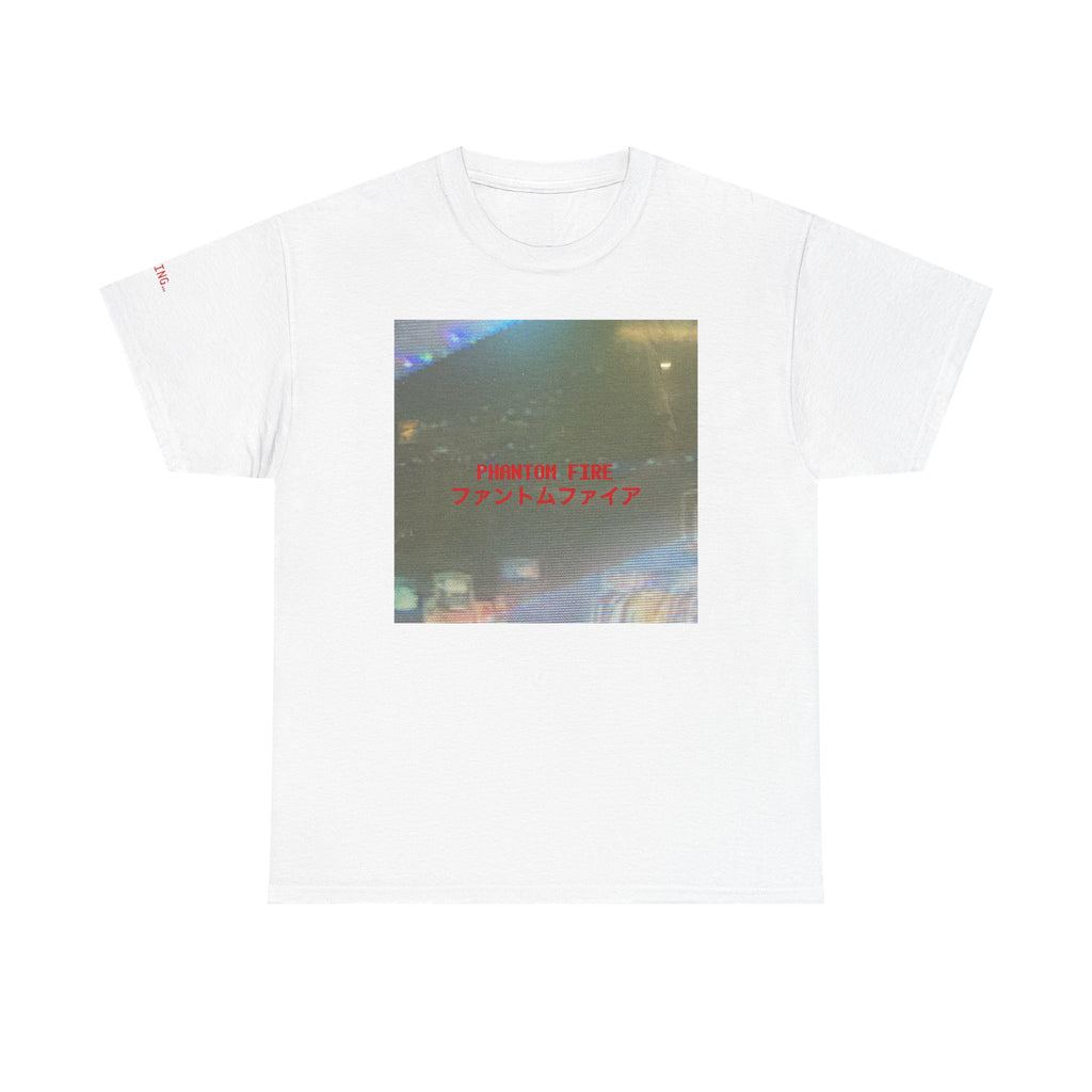 PHANTOM FIRE (TV SCREEN JAPENESE TEXT) Unisex Heavy Cotton Tee