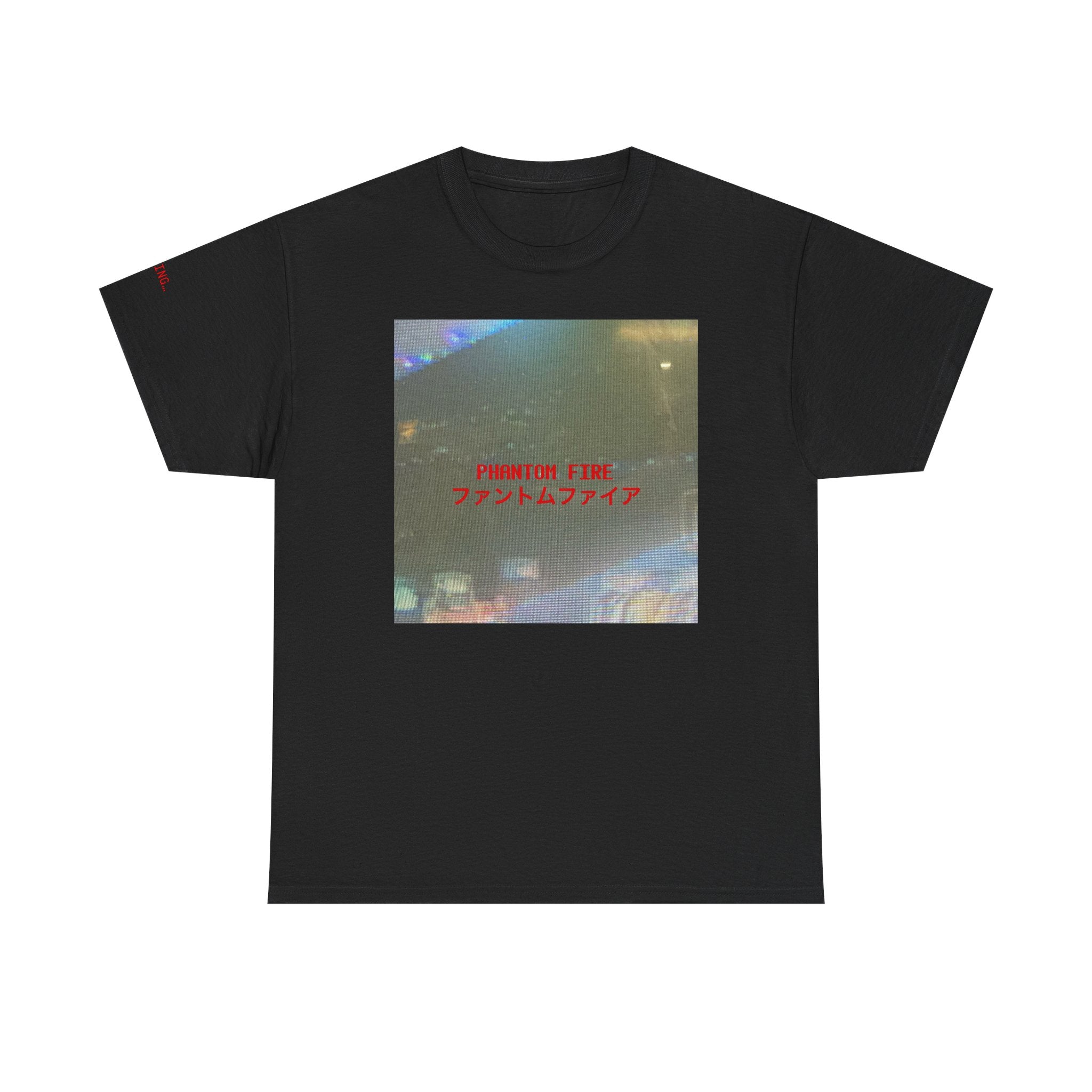 PHANTOM FIRE (TV SCREEN JAPENESE TEXT) Unisex Heavy Cotton Tee