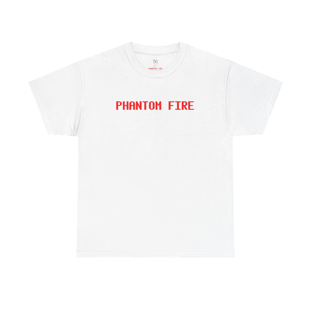 PHANTOM FIRE Unisex Heavy Cotton Tee,  Puerto Rican Pride Top, Graphic Tee,