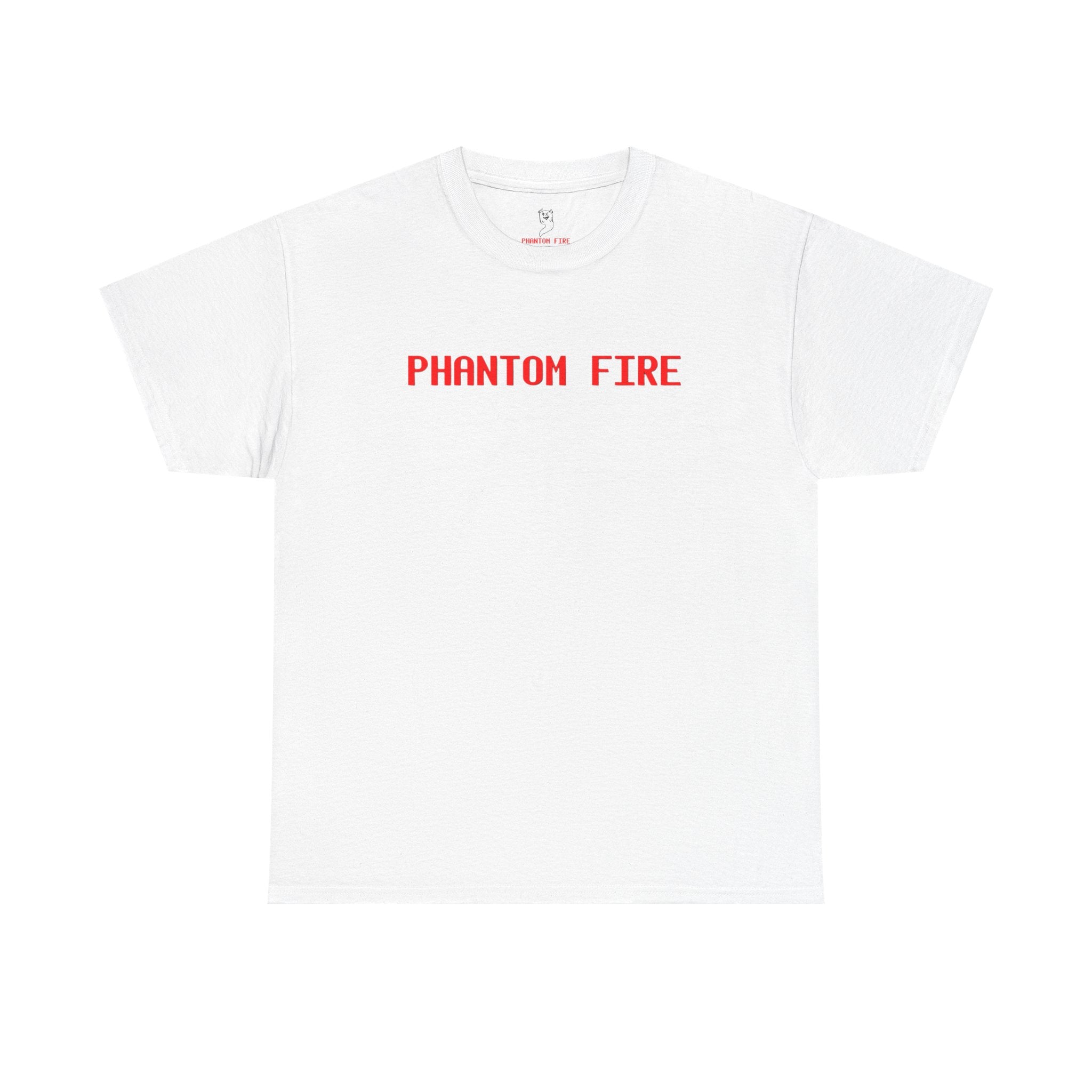 PHANTOM FIRE Unisex Heavy Cotton Tee,  Puerto Rican Pride Top, Graphic Tee,