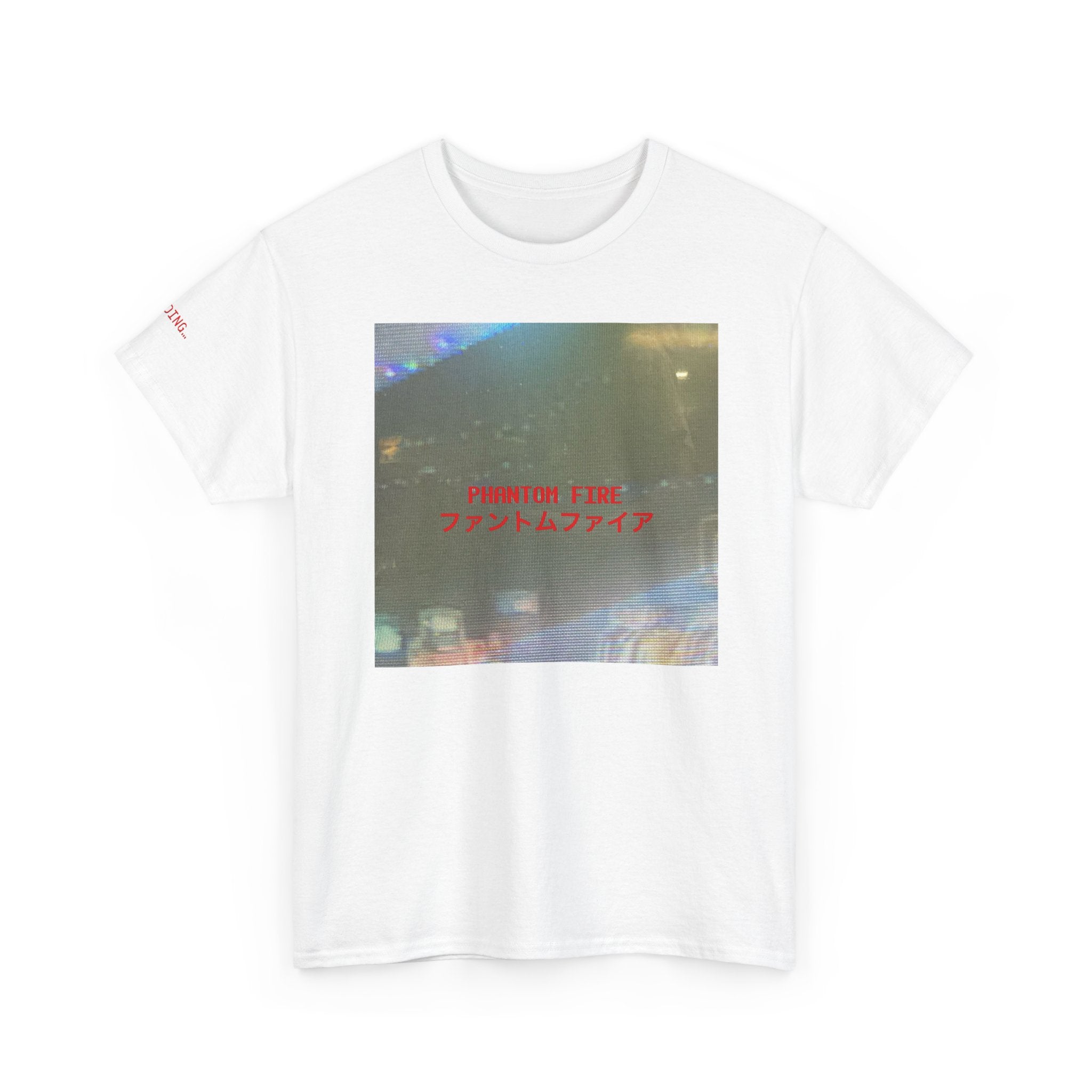 PHANTOM FIRE (TV SCREEN JAPENESE TEXT) Unisex Heavy Cotton Tee